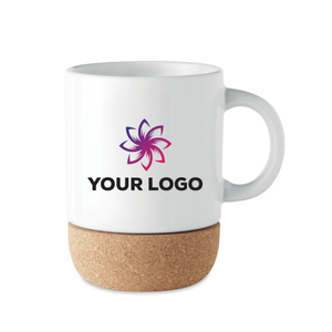 Sublimation mug with cork base