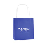 Branded Brunswick Small 230gsm paper bag with twisted paper handles