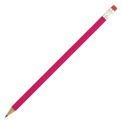 Branded HB PENCIL sharpened with rubber tipped