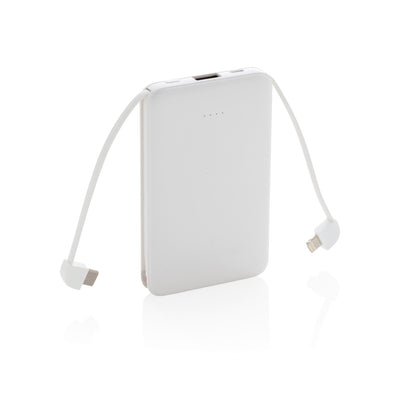 Branded RCS recycled plastic 5.000 mAh Powerbank
