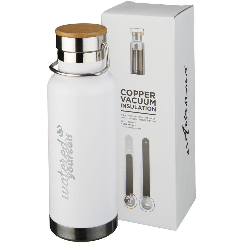 Branded Thor 480 ml copper vacuum insulated water bottle