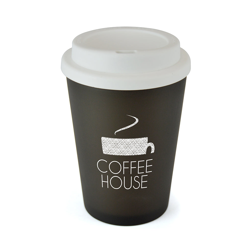 Branded Haddon Colour Frosted 350ml double wall tumbler
