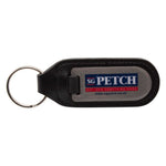 Branded Leather Effect Keyring (Full Colour Print)
