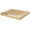Branded Pao bamboo cutting board with knife