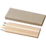 Branded Tullik 4-piece coloured pencil set