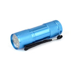 Sycamore Solo 9 Led Metal Torch with batteries included