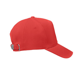 Organic cotton baseball cap Red
