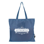 Branded Bayford 190T Polyester foldable pullstring shopper bag