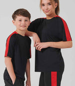 Finden + Hales Kids Team T-Shirt Black/Red