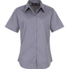 Premier Ladies Short Sleeve Poplin Blouse