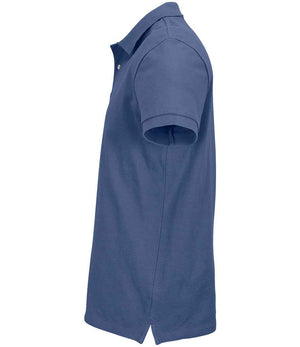 SOL'S Unisex Pacific Twin Piqué Polo Shirt Denim