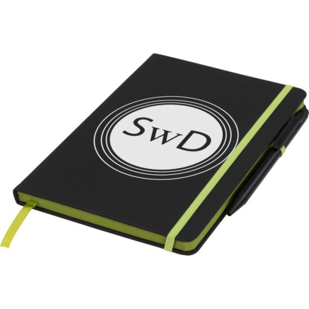 Branded Noir Edge medium notebook