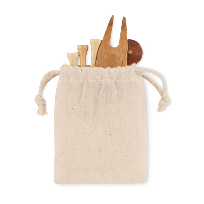 Branded Golf accessories set in pouch