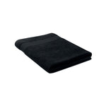 Towel organic cotton 180x100cm Black