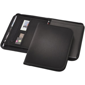 Branded Berkely A4 zippered portfolio