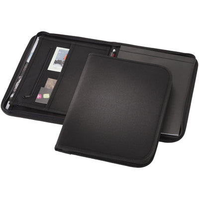 Branded Berkely A4 zippered portfolio