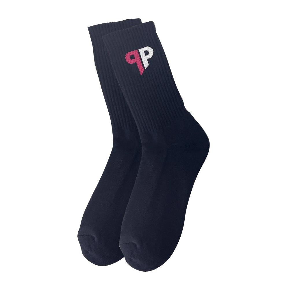 Branded Jacquard Terry Knitted Cotton Sports Socks