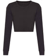 AWDis Ladies Long Sleeve Cropped T-Shirt