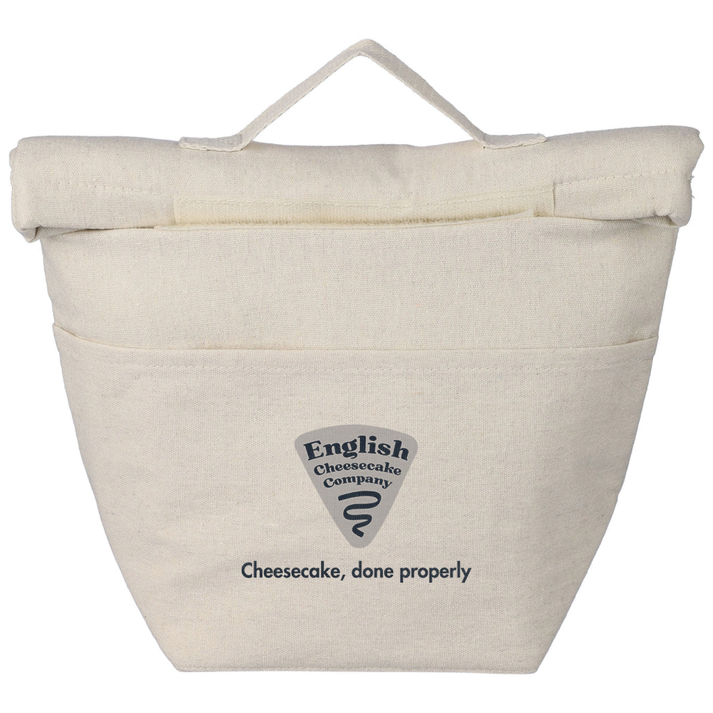 The Faith - Recycled cotton rolltop cooler bag (220gsm/6.49oz)
