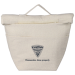 The Faith - Recycled cotton rolltop cooler bag (220gsm/6.49oz)