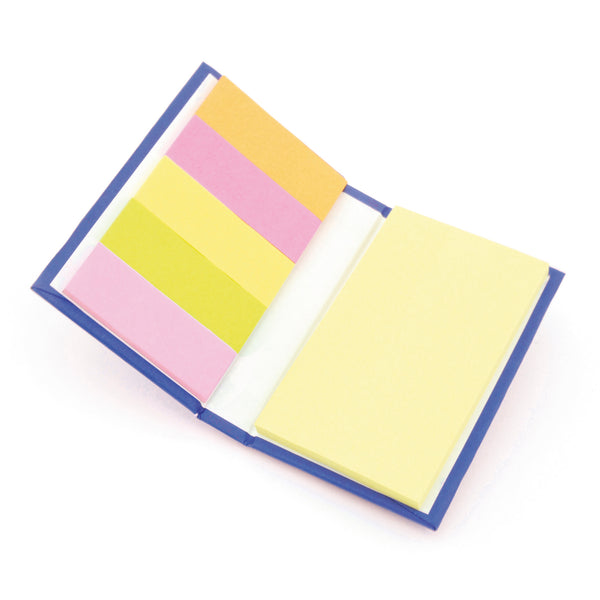 Branded Hardback Flag Pad Sticky Note Book - matt finish
