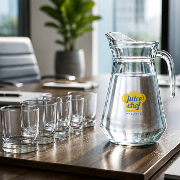Custom Logo Glass Jug - 1.6 Litre