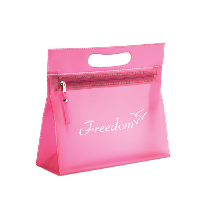 Branded Transparent cosmetic pouch