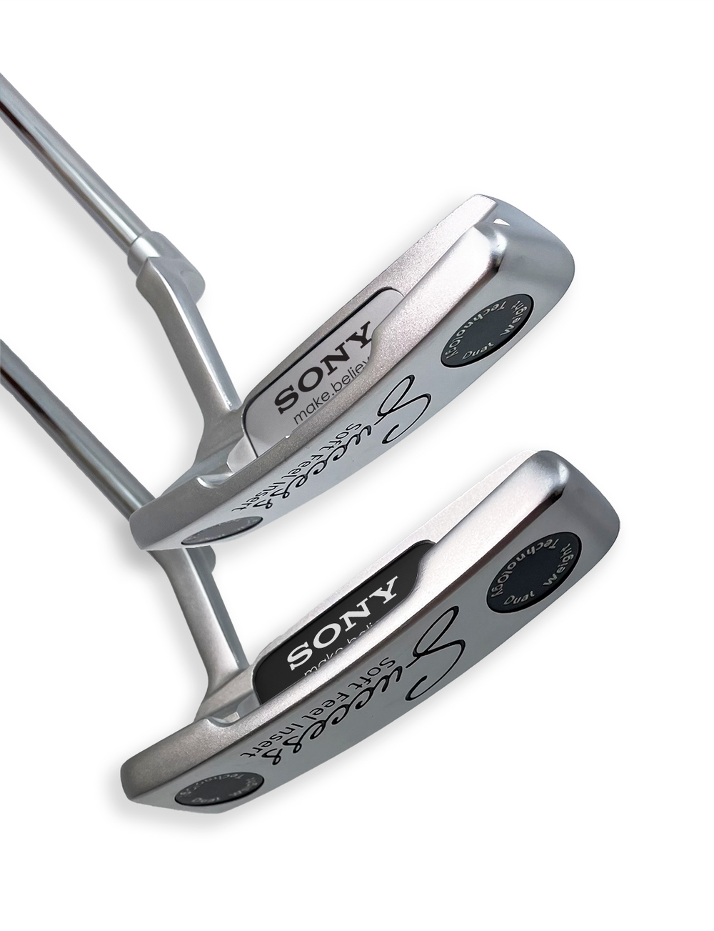 Branded Antique Nickel Golf Putter - 889mm