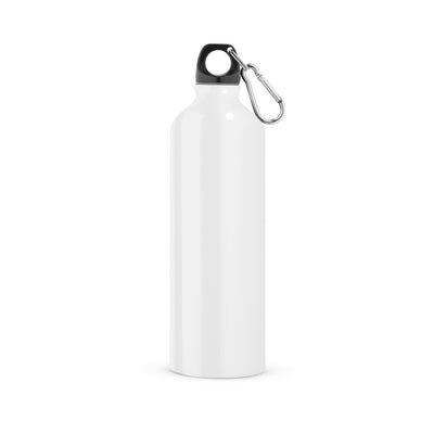 SIDEROT. Aluminium sports bottle with carabiner 750 mL