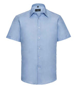 Russell Collection Short Sleeve Tailored Oxford Shirt