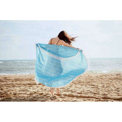 Round beach towel cotton