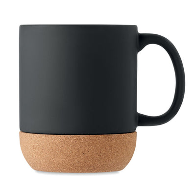 Matt ceramic cork mug 300 ml