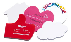Butterfly Shaped Sticky Notes White