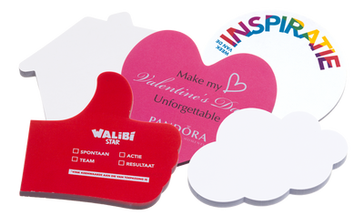 Butterfly Shaped Sticky Notes White