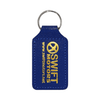 Recycled Imitation Leather Key Fob - Square Shape