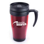 Branded Marco 400 ml Translucent Travel Mug (screw on lid and sipper)