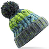 Branded Beechfield Corkscrew Pom Pom Beanie