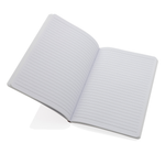 Branded Salton A5 GRS certified recycled paper notebook