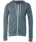 Canvas Unisex Full Zip Hoodie