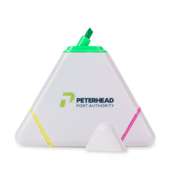 Promotional Triangular Highlighter | Branded Triangle Highlighter Pens
