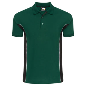 Orn Silverswift Two Tone Poloshirt Bottle/Black