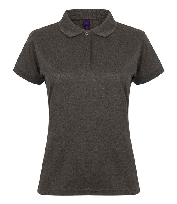 Henbury Ladies Coolplus® Wicking Piqué Polo Shirt