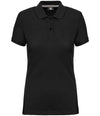 WK Designed to Work Ladies Anti-Bacterial Piqué Polo Shirt Black