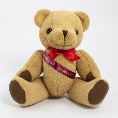 Sash Bear II 30cm Honey Jointed Bear