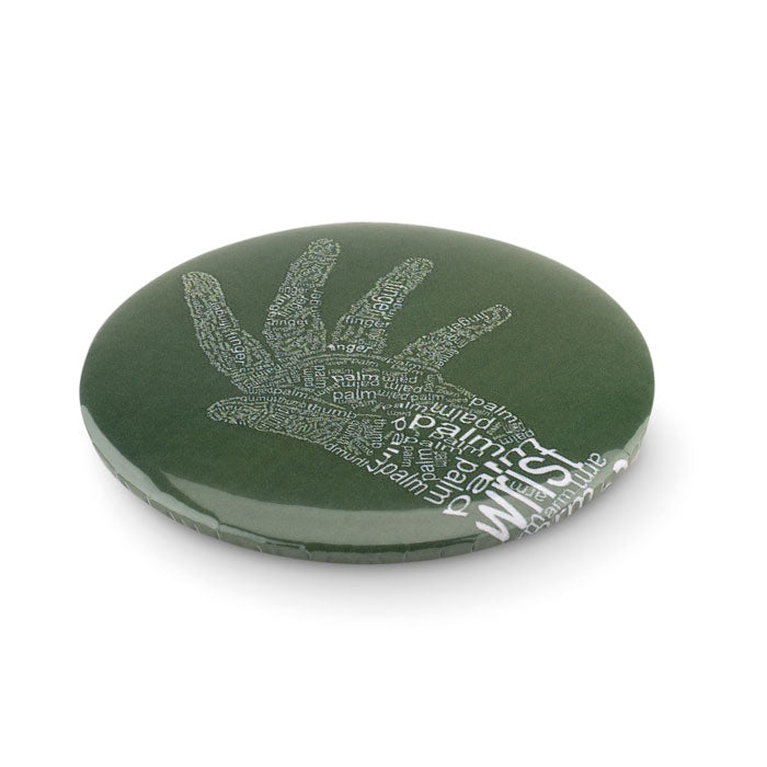 Branded Mirror button metal