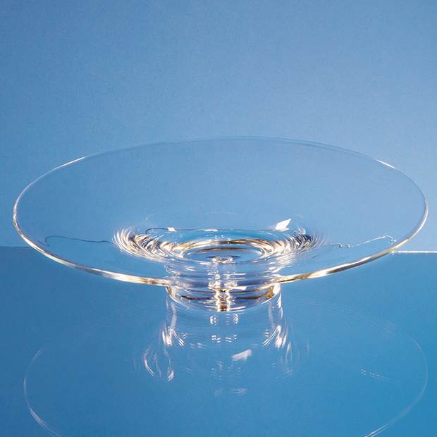 Branded 35cm Handmade Bubble Base Shallow Bowl
