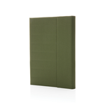 Branded Impact Aware™ A5 notebook with magnetic closure