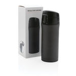 Branded Metallic easy lock vacuum mug