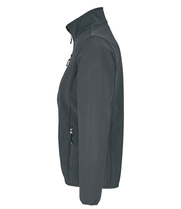 SOL'S Ladies Falcon Recycled Soft Shell Jacket Charcoal