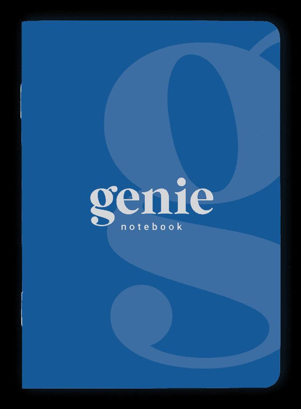 Genie Notebook - A5 - Saddle Stitched with Rounded Corners